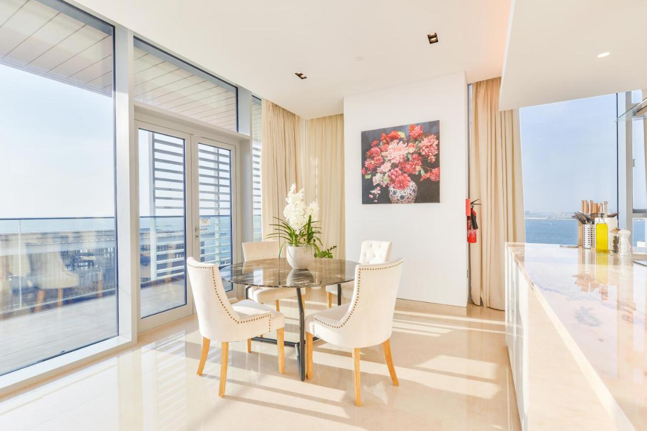 Posh 2 Bedroom Oceanfront Apt In The Heart Of Bluewaters Island Dubai Luaran gambar
